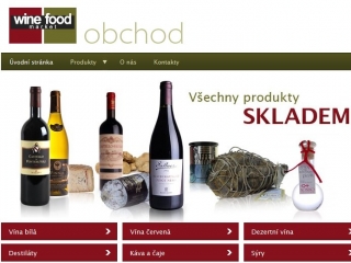 winemarket - e-shop - úvodní stránka